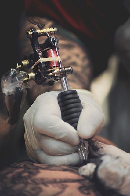 Tattoo Artist Sketching